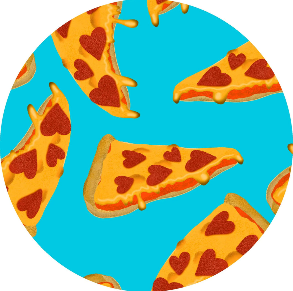 Pizza My Heart Peplum & Leggings Set from Little Snuggles