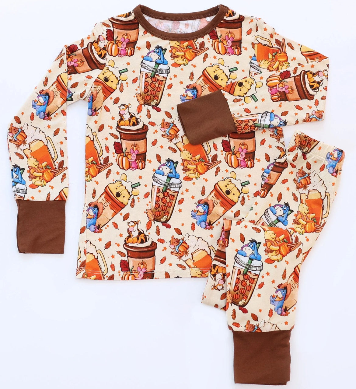 Little Snuggles- Fallin For Pooh Brew Bamboo Lounge Set