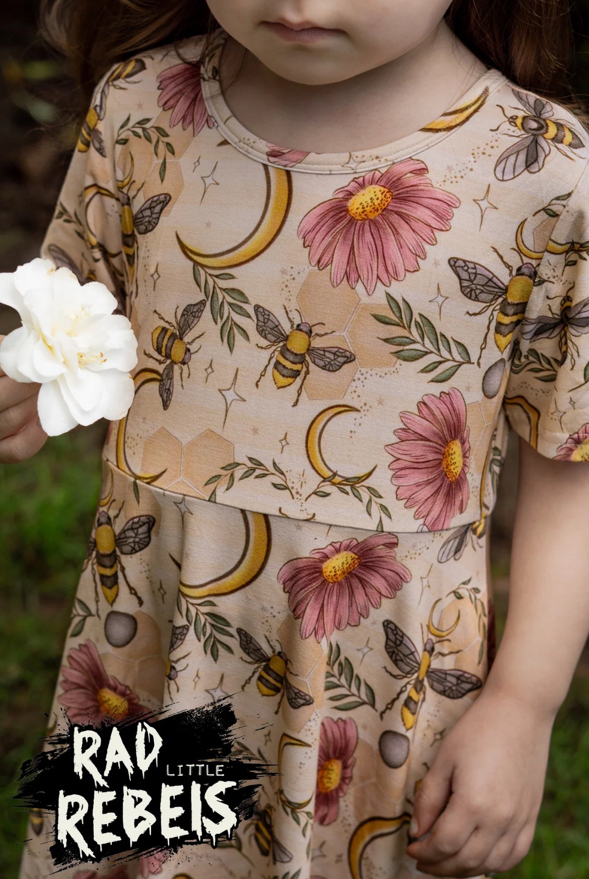 Rad Little Rebels-Spring Bees Twirl Dress