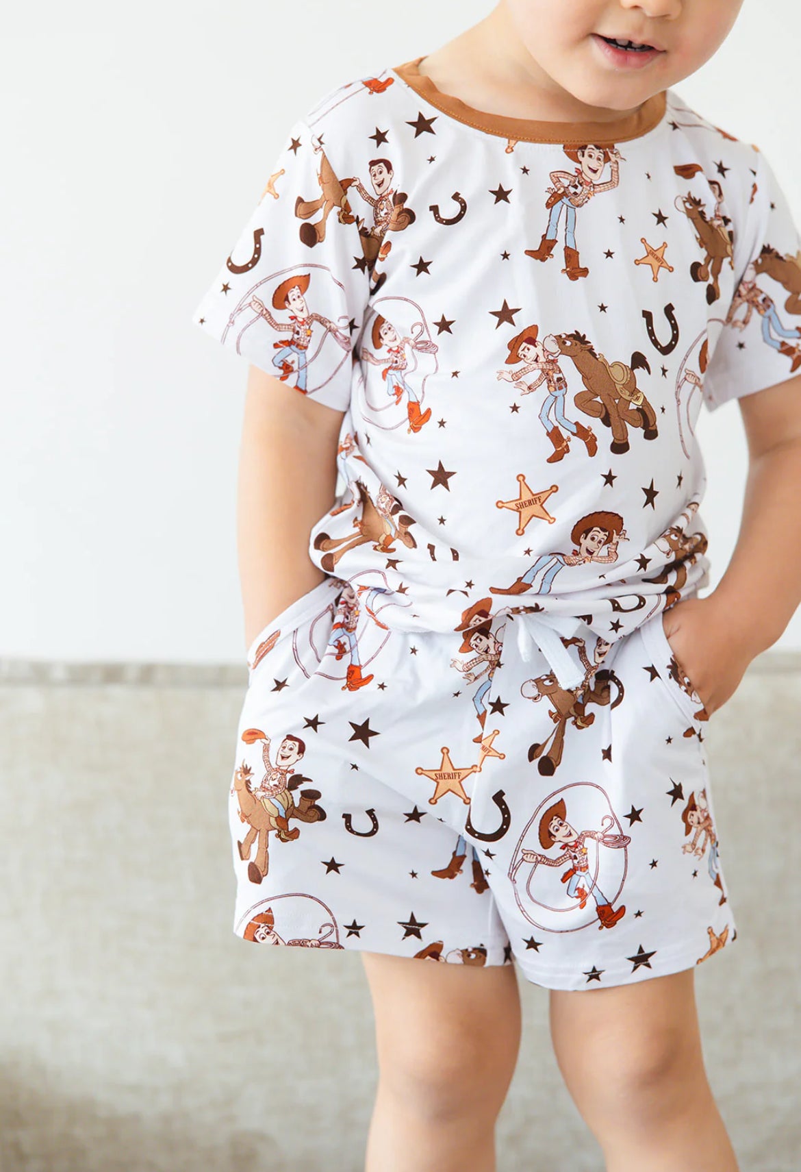 Lasso Legend Bamboo Shorts Set from Blush Lotus