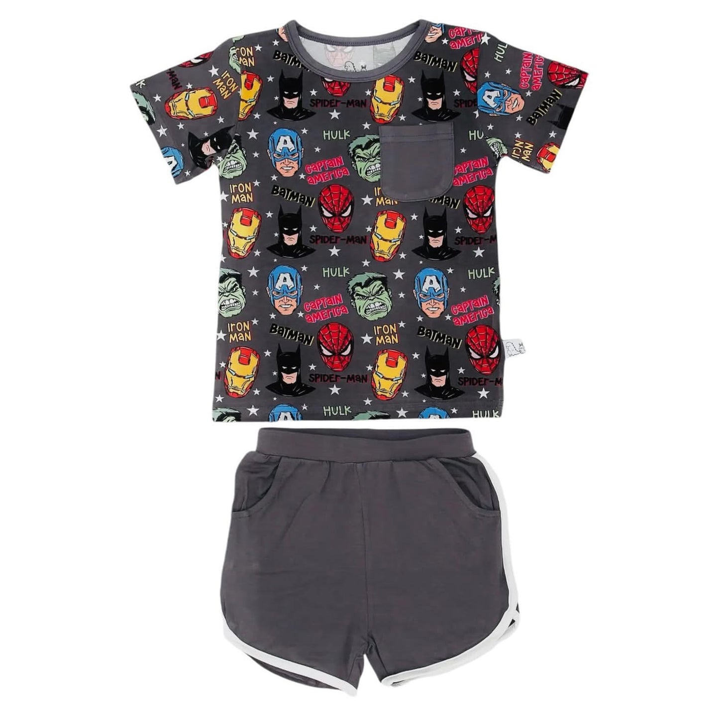 Marvelous Bamboo Pocket Tee and Shorts Set