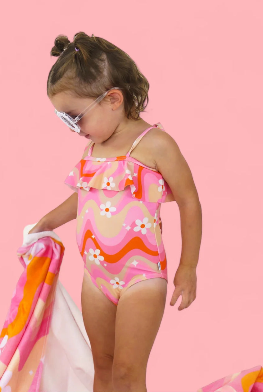 Dream Big Little Co- Groovy Floral Dream One Piece Bathing Suit