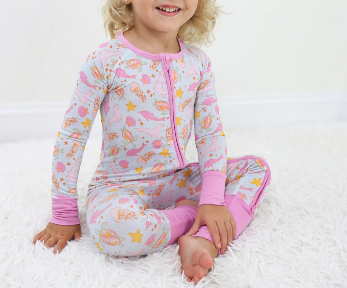 Starfish Wishes Bamboo Zippy from Dream Big Little Co.