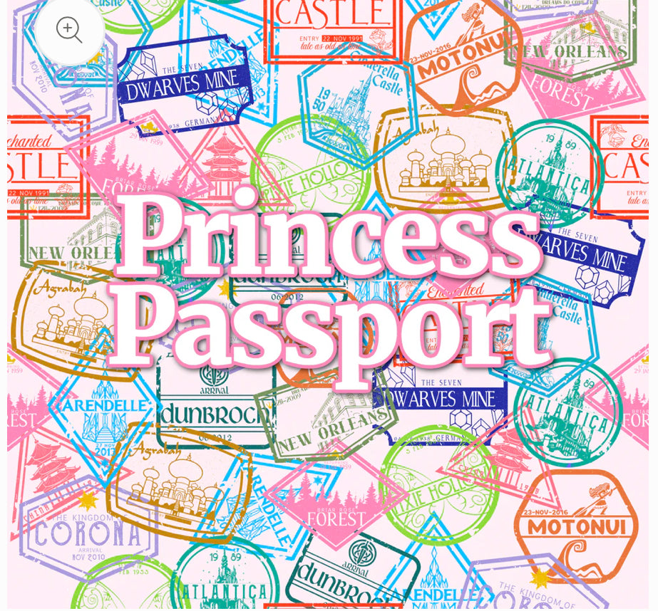 Princess Passport Bamboo Set from Cozy Castle Co