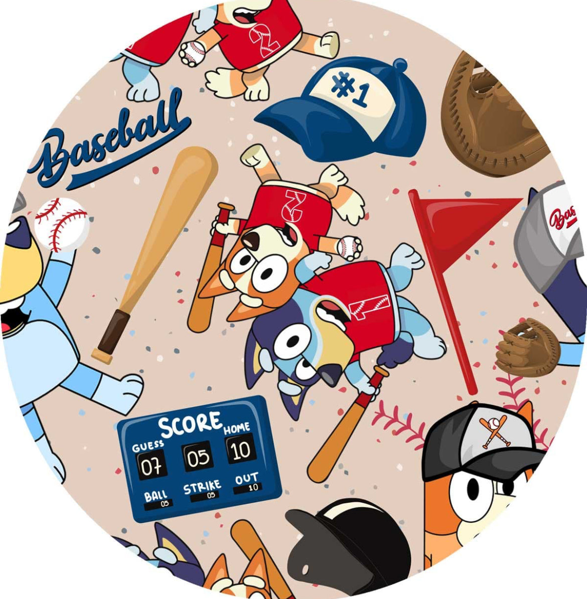 Little Snuggles- Bamboo Baseball Heeler Pups Shorty