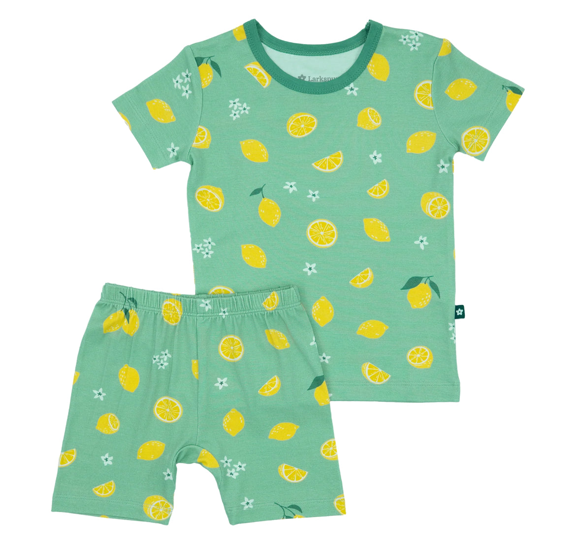 Larkspur- Citrus Summer Short Lounge Set