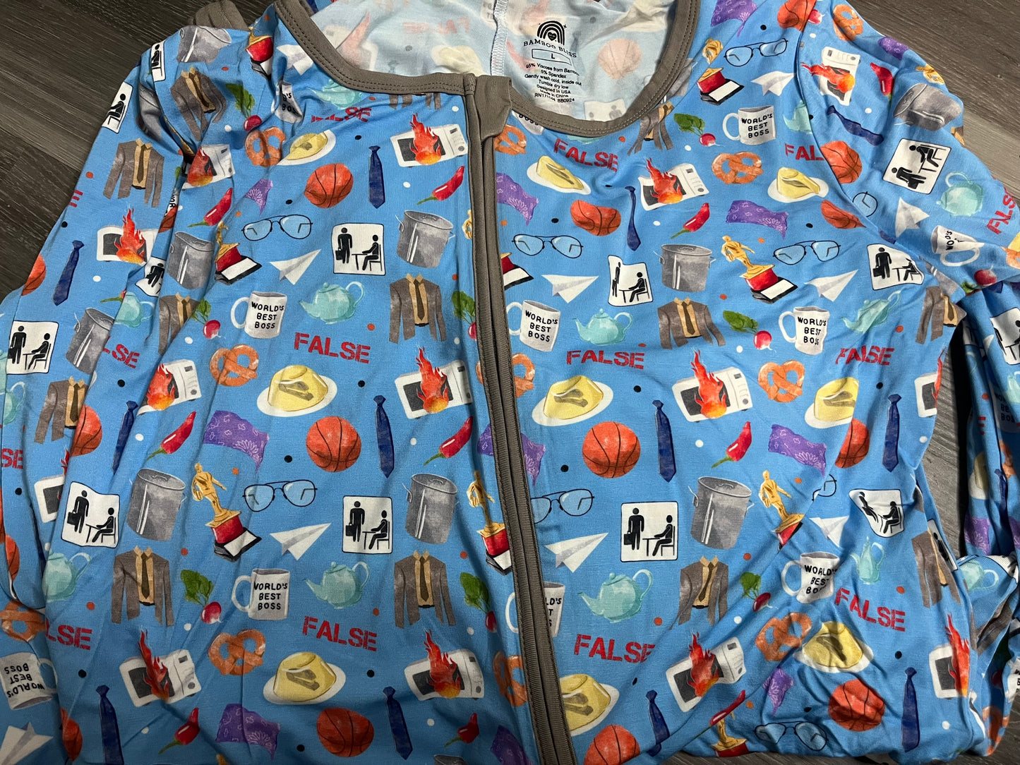 The Office Adult Bamboo Zippy from Bamboo Bliss