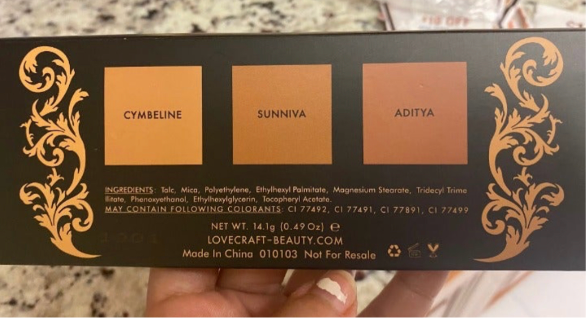 Lovecraft Beauty Bronzer Palette