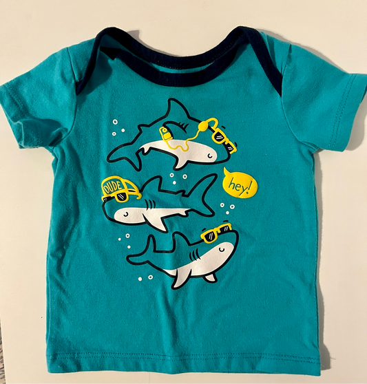 0/3 Shark T shirt