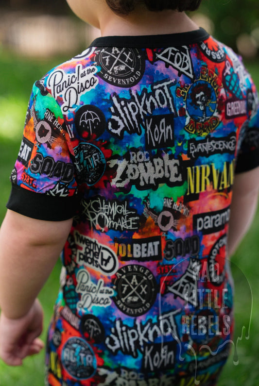 Rad Little Rebels- The Final Mosh Shorty Romper