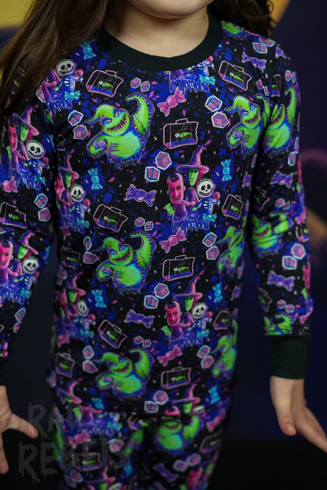 Nightmare Bamboo Pjs from Rad Little Rebels