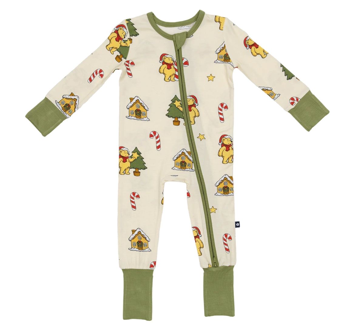 Larkspur- Beary Merry Christmas Bamboo Zippy