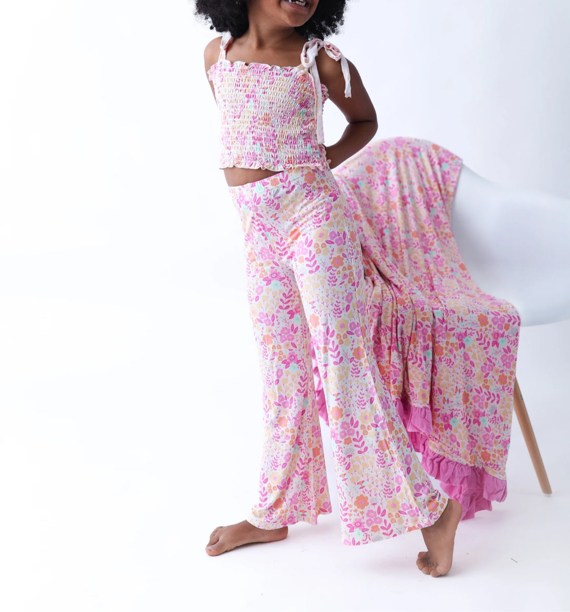 Garden Treasures Dream Bamboo Smocked Flare Set from Dream Big Little Co.