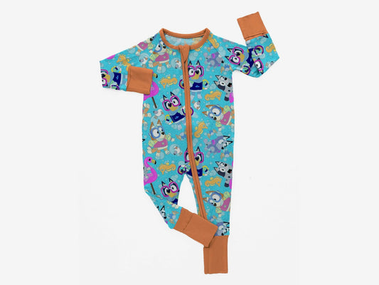 Under Sea Pups Bamboo Zippy