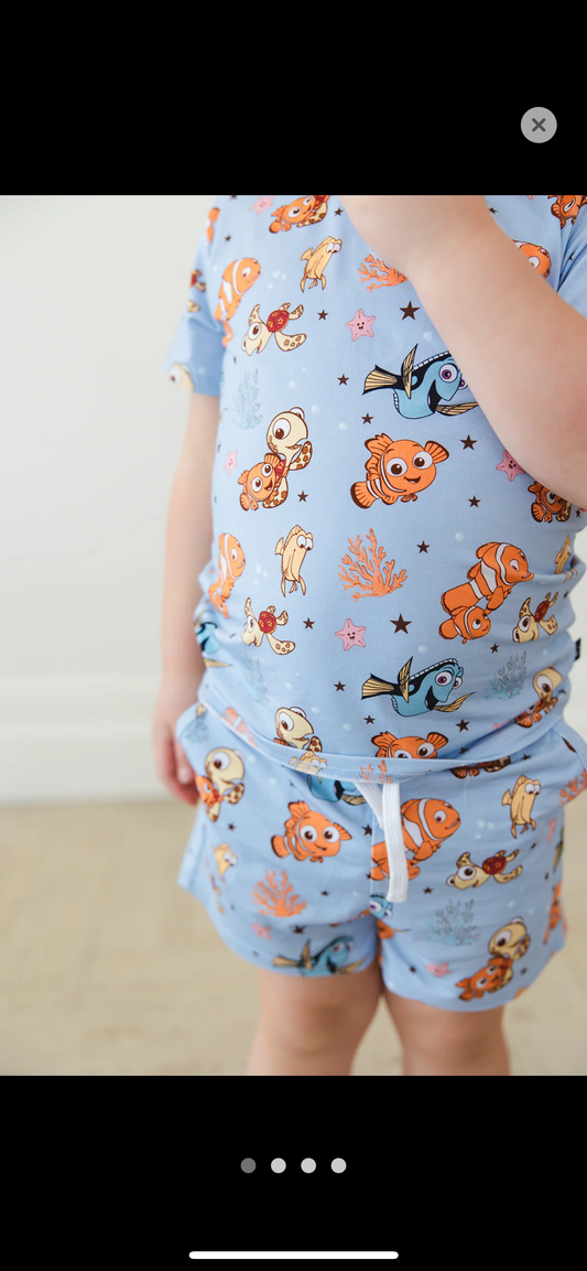 Lost & Found Bamboo Pocket Shorts Set from Blush Lotus