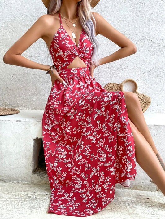 Open Back Floral Sundress