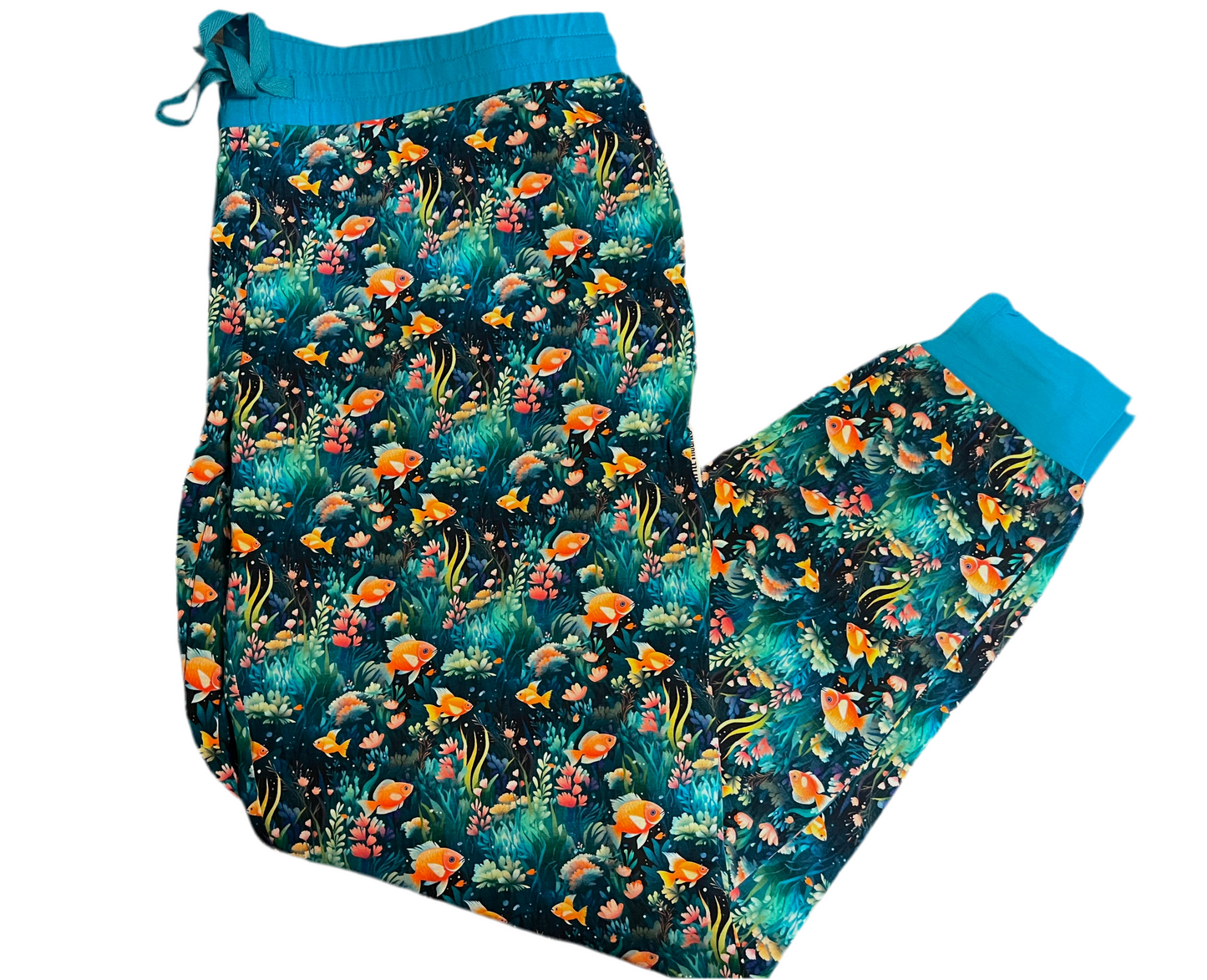 Under the Sea Bamboo Joggers from Little Frugals