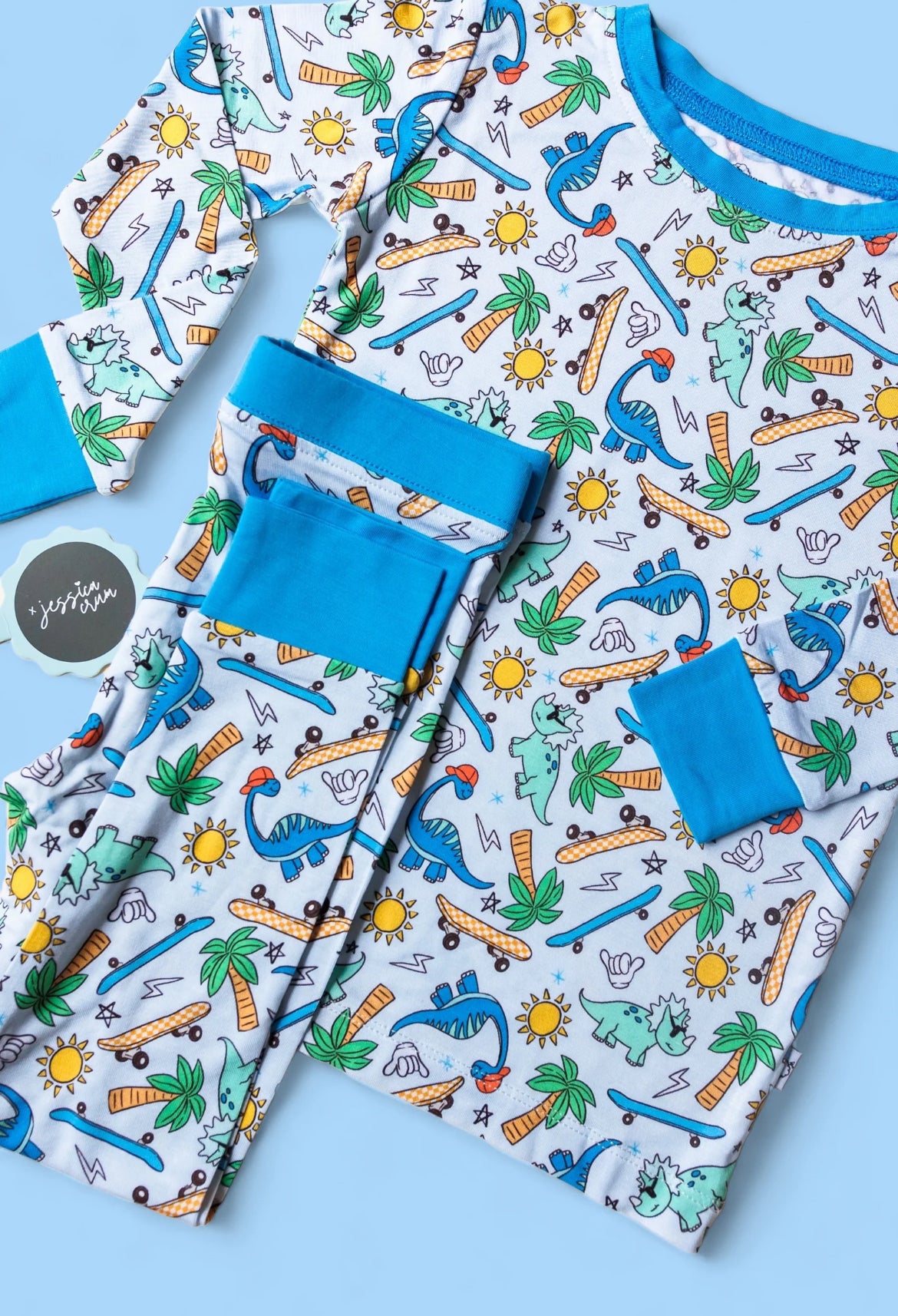 Surf-o-saurus Bamboo PJs