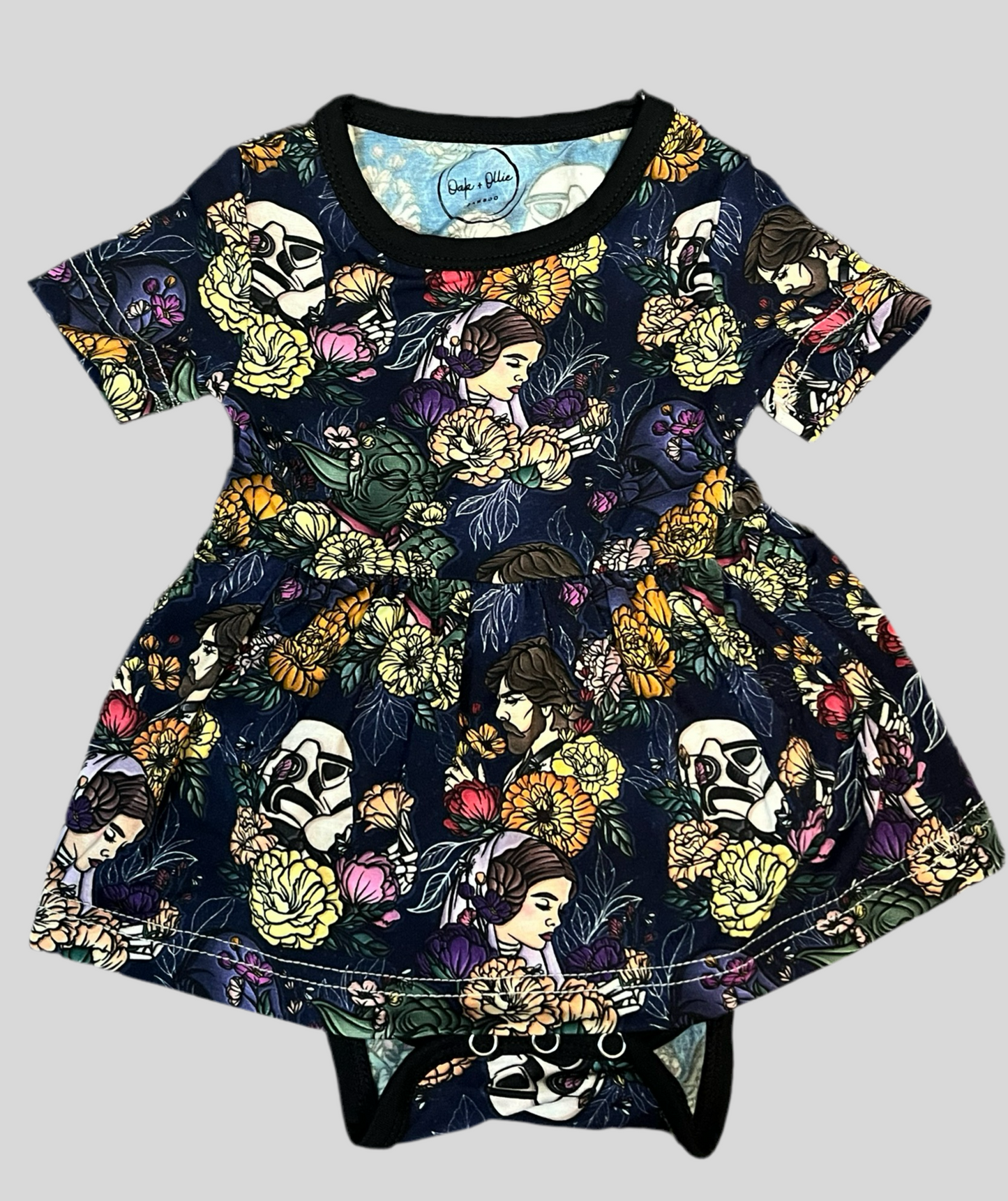 The Force Floral Bamboo Twirl with Bodysuit