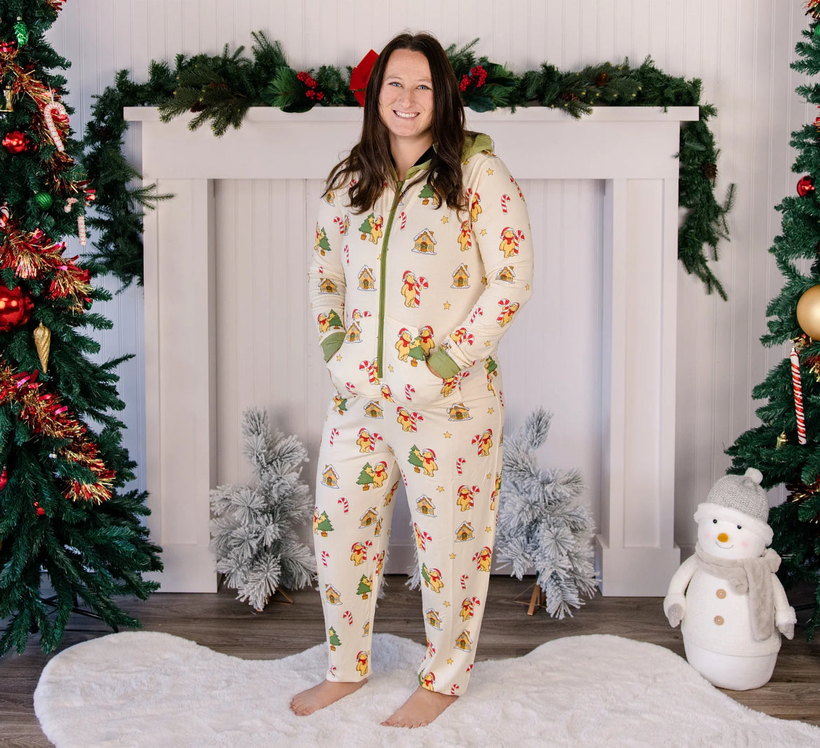 Larkspur- Very Beary Christmas Bamboo Woman’s Jumpsuit