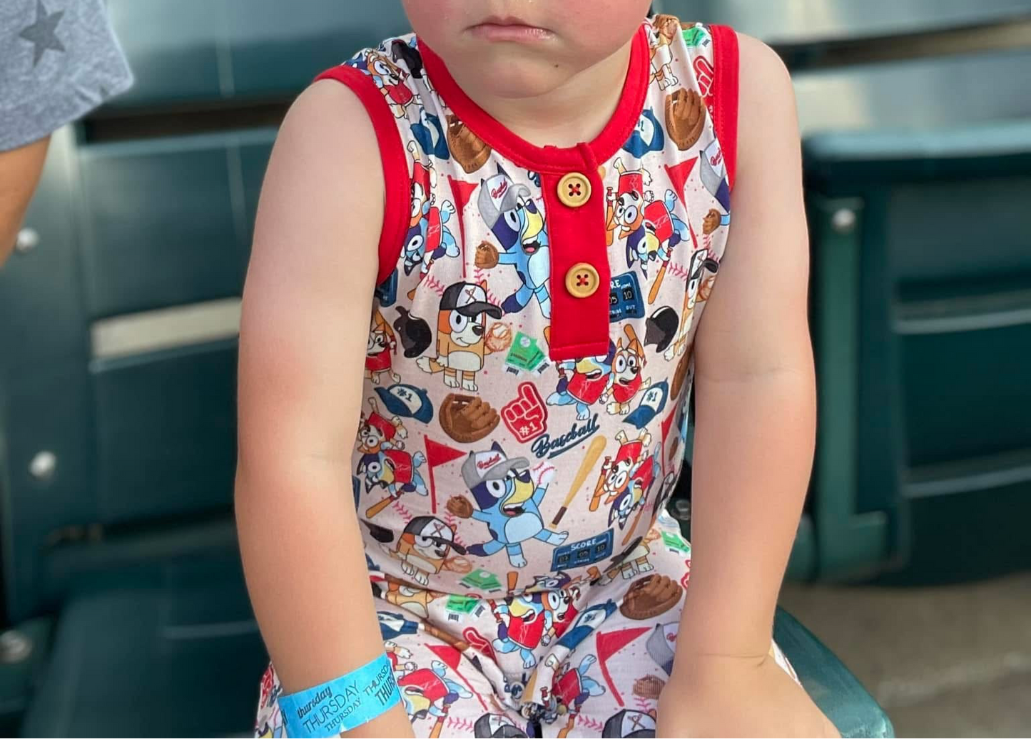 Little Snuggles- Bamboo Baseball Heeler Pups Shorty