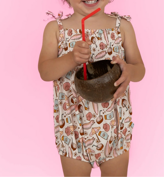 Fun in the Sun Bamboo Bubble Romper from Dream Big Little Co
