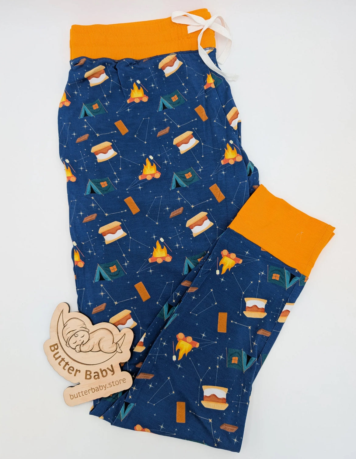 Butter Baby- I Love You S’more Bamboo Adult Lounge Pants