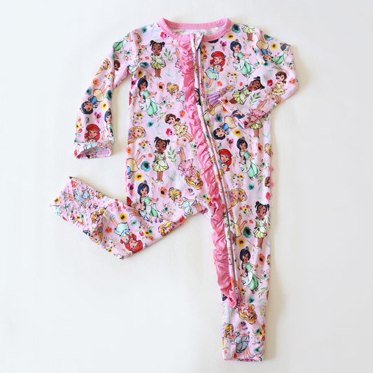 Little Princess Bamboo Ruffle Zippy