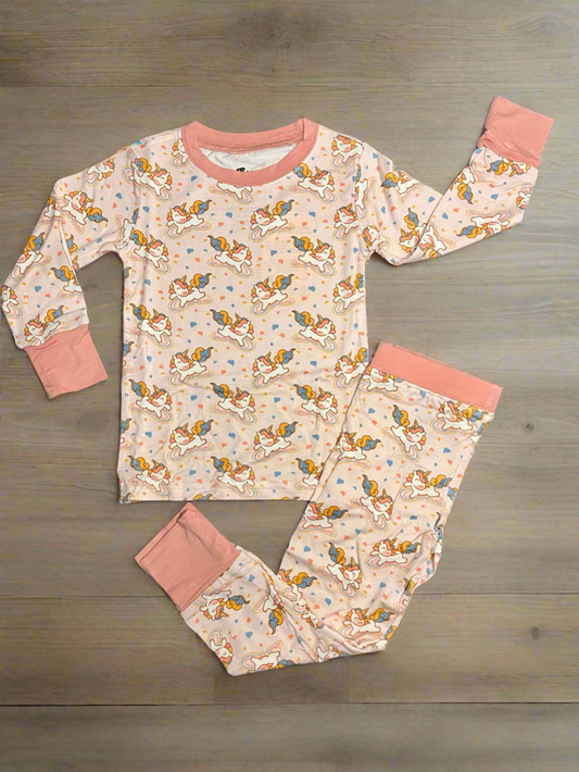 Rainbow Unicorn Bamboo Pjs