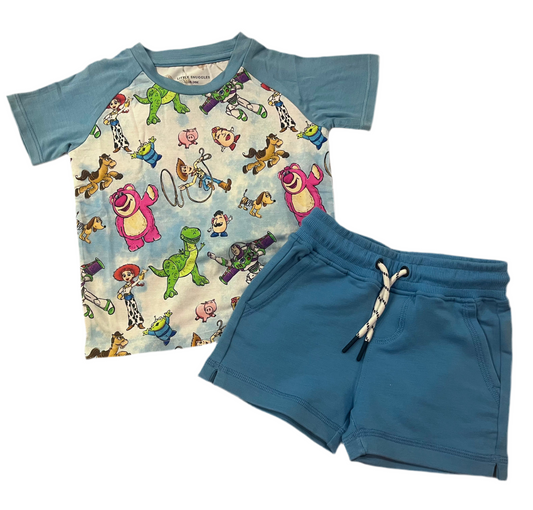 Little Snuggles Story Time Toys Tee Shirt and Shorts Set