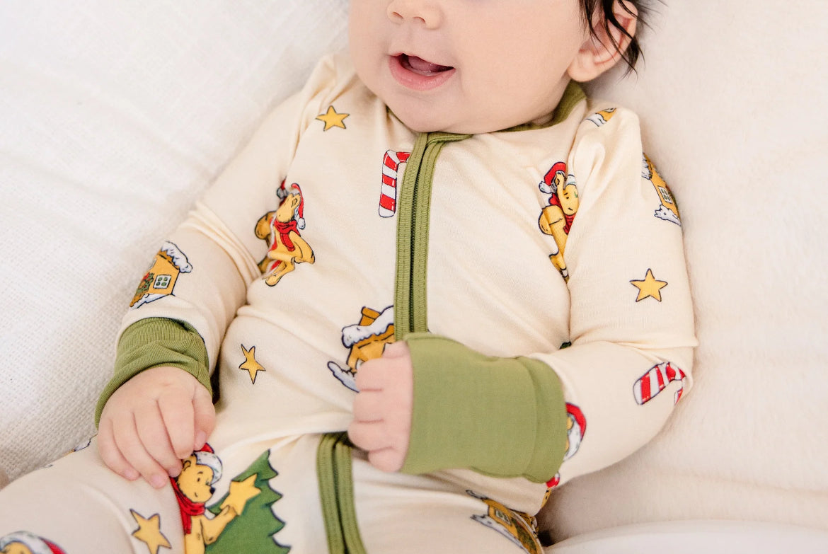 Larkspur- Beary Merry Christmas Bamboo Zippy