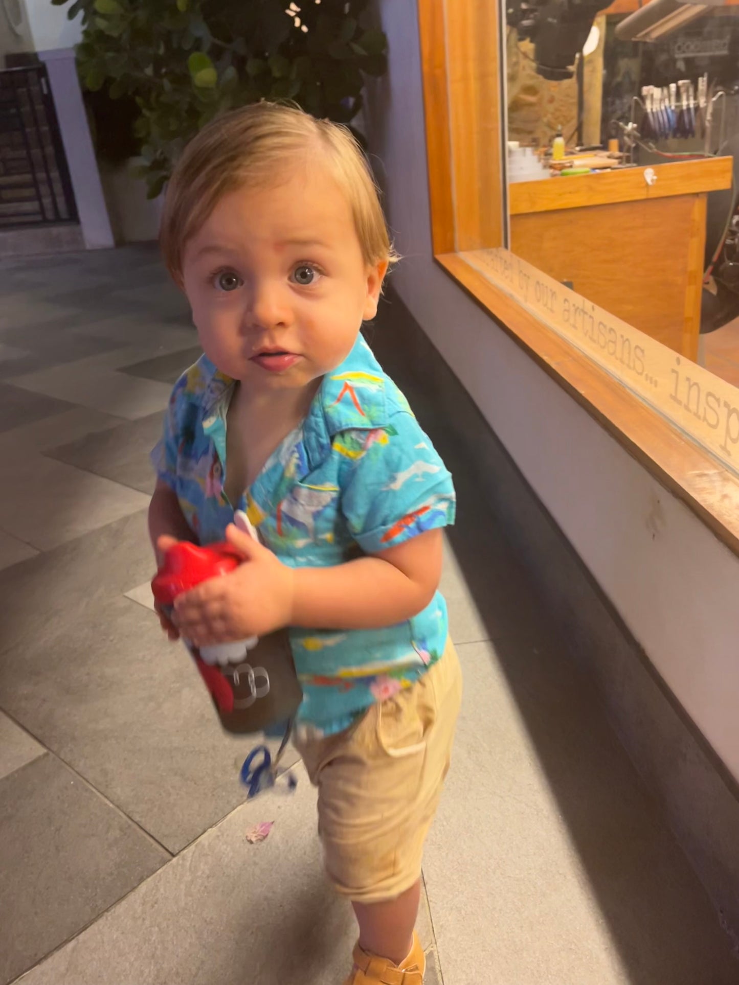 12m Hawaiian Collared Button up