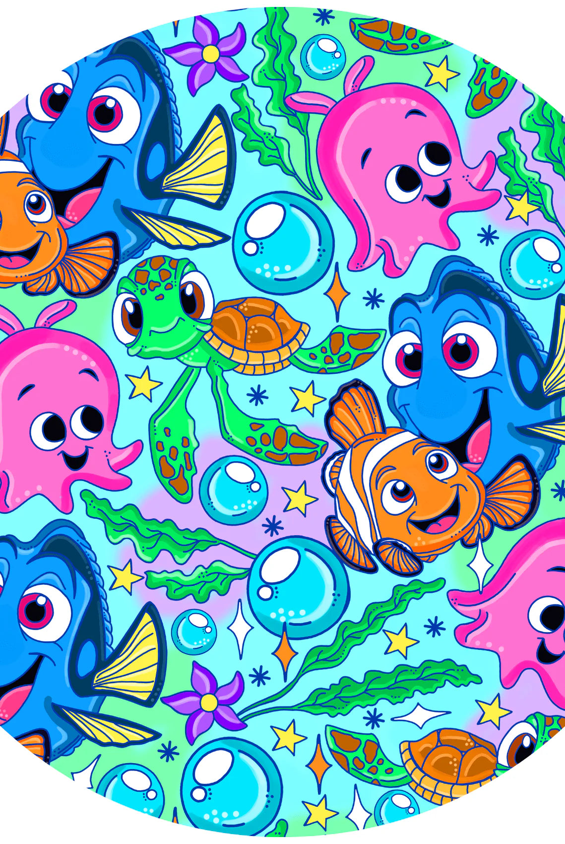 Happy Fish Friends Infant Swimsuit with Matching Hat