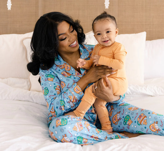 Larkspur- Adult Bamboo Christmas Pajama Set