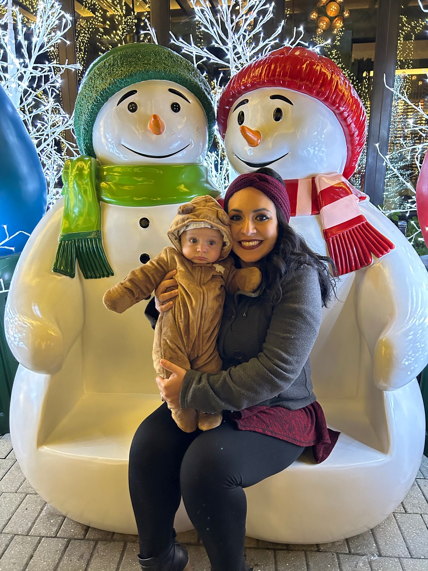 3/6 Fleece Bear Snowsuit Onesie