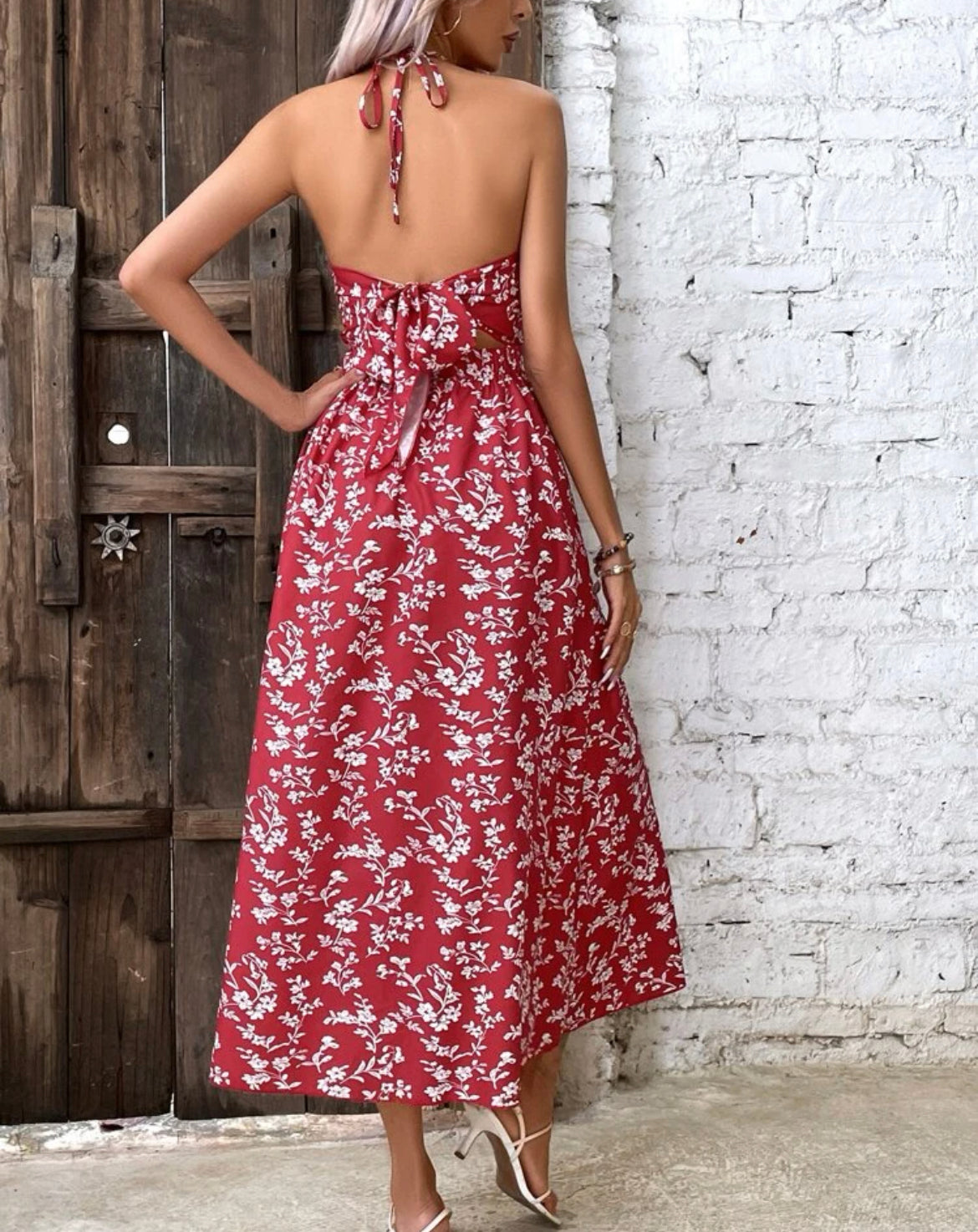 Open Back Floral Sundress