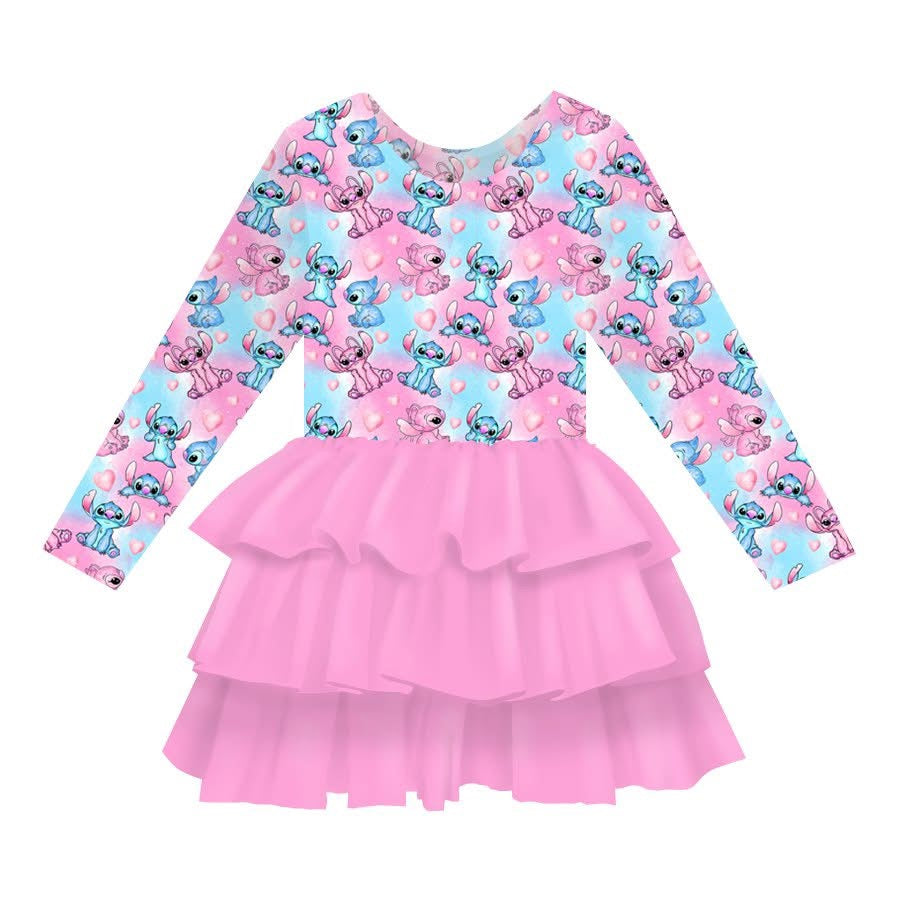 Stitched in Love Bamboo & Tulle Dress from Little Snuggles