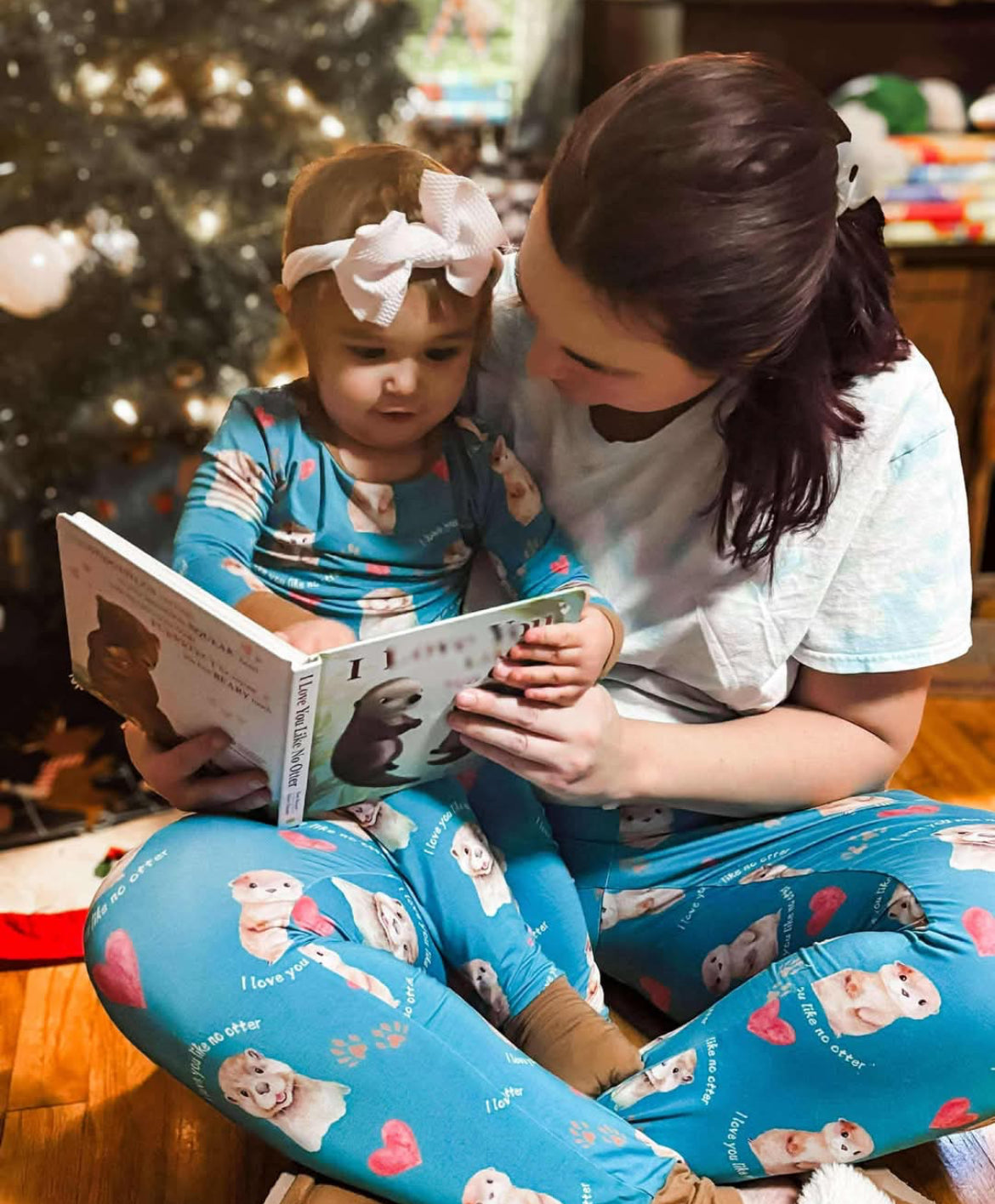 Butter Baby- Love You Like No Otter Bamboo Adult Lounge Pants