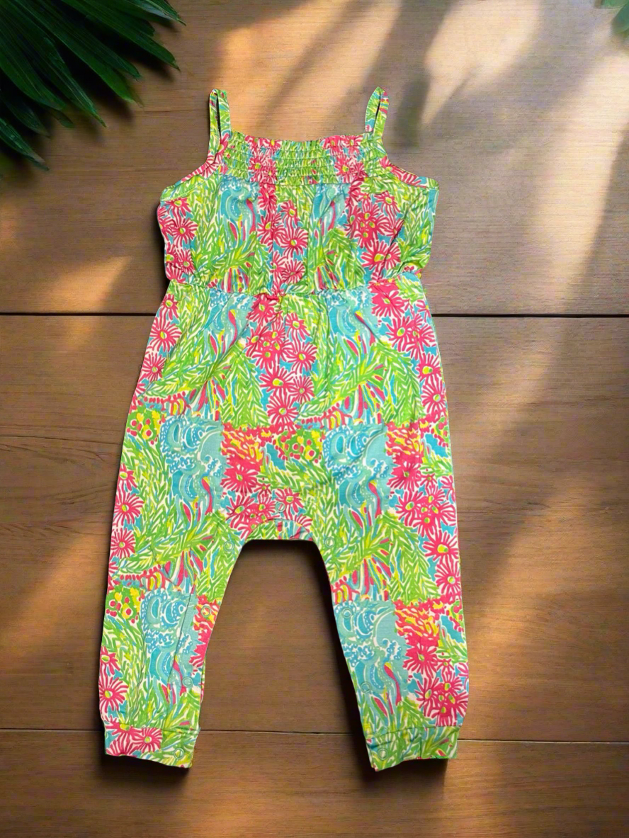 Florida Palm Bamboo Romper