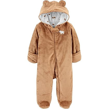 3/6 Fleece Bear Snowsuit Onesie