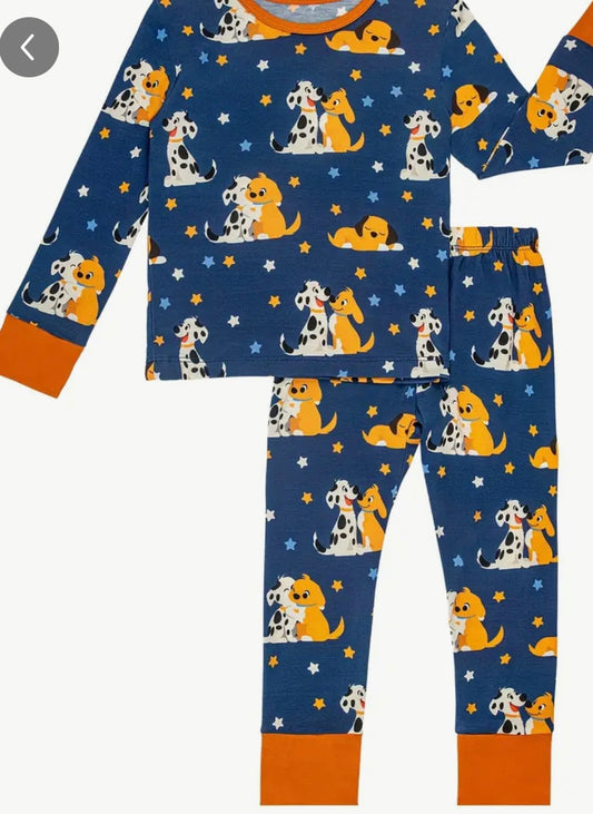 PB & Jams Sleepytime Pups Bamboo Lounge Set