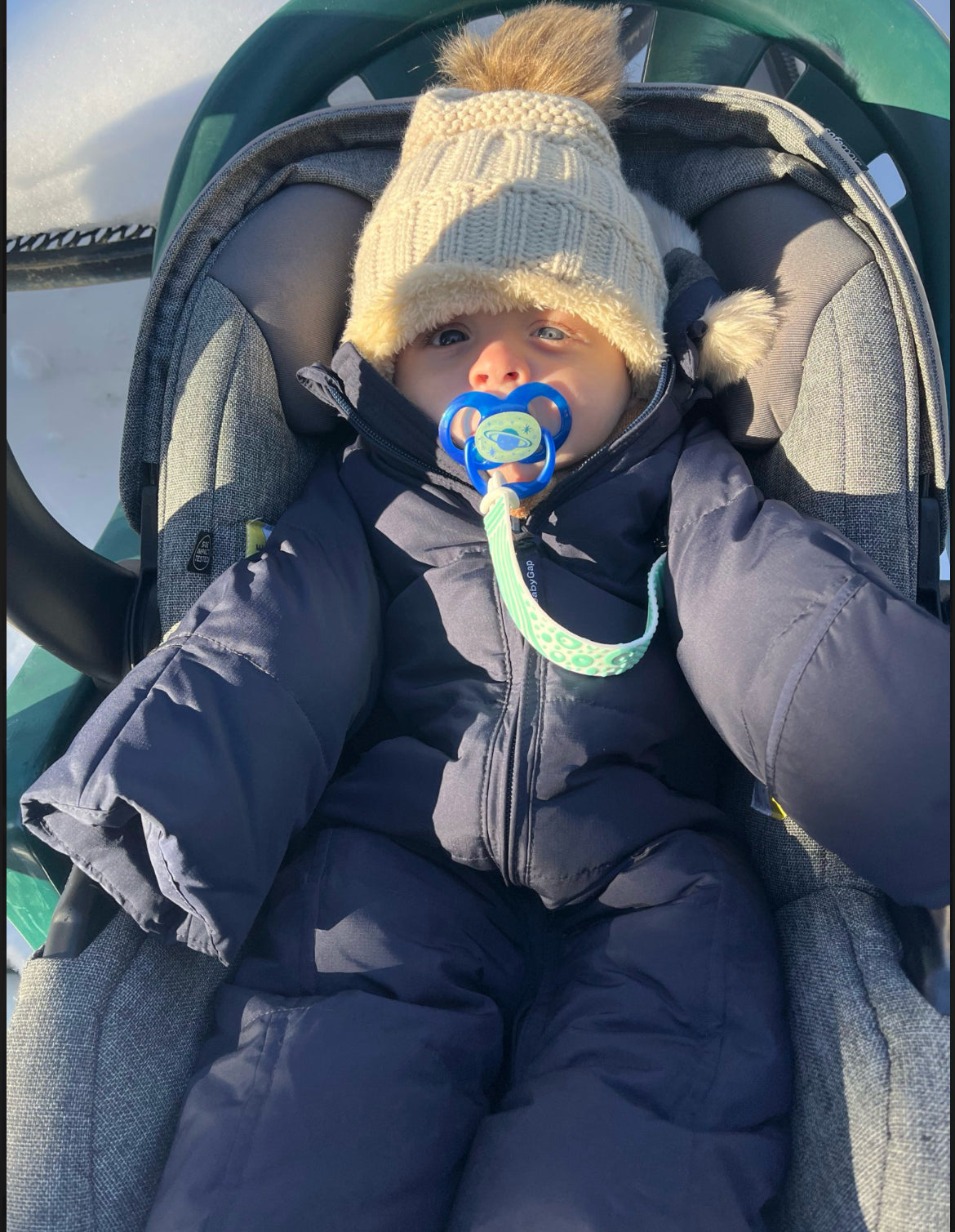 3/6 BabyGap Hooded Snowsuit